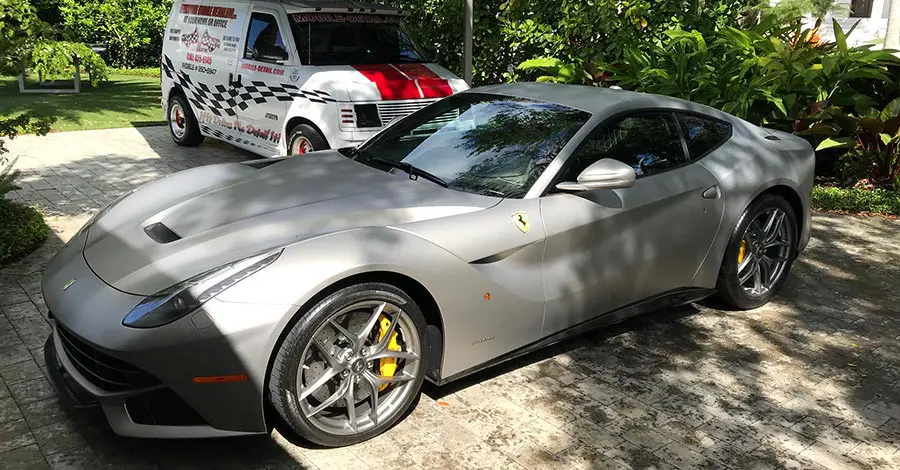 We love to detail Ferraris in Naples and Ft Myers FL