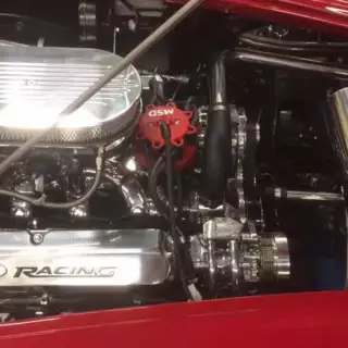 A Ford racing motor perfectly detailed